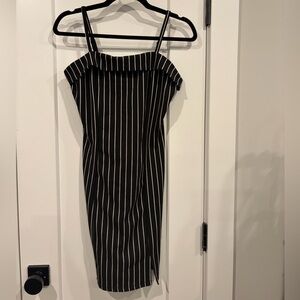 Almost Famous Black and White Dress
